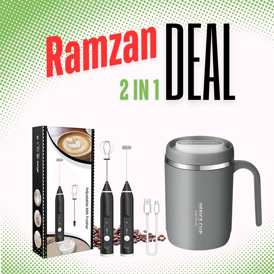 2in1 Bundle Offer Coffee Beater + Coffee Mug