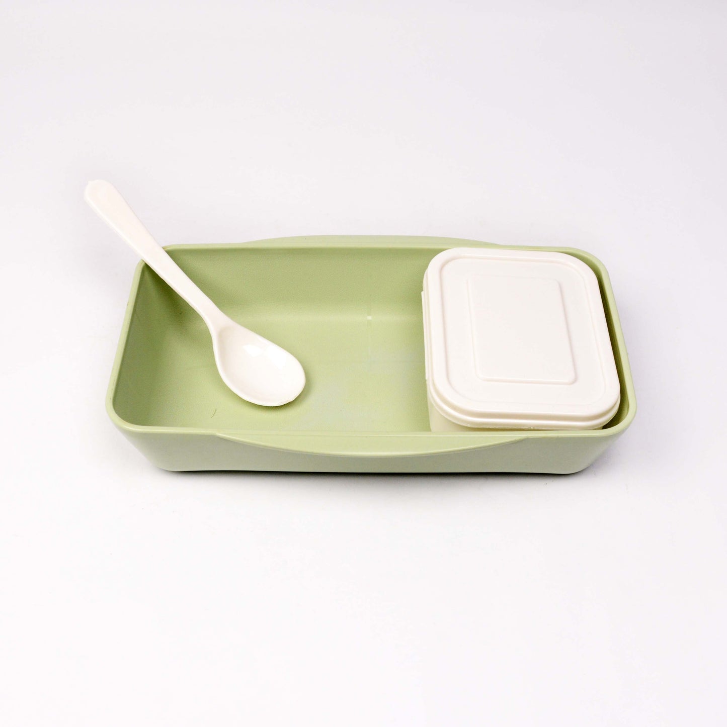 2 Partician Lunch Box - Green