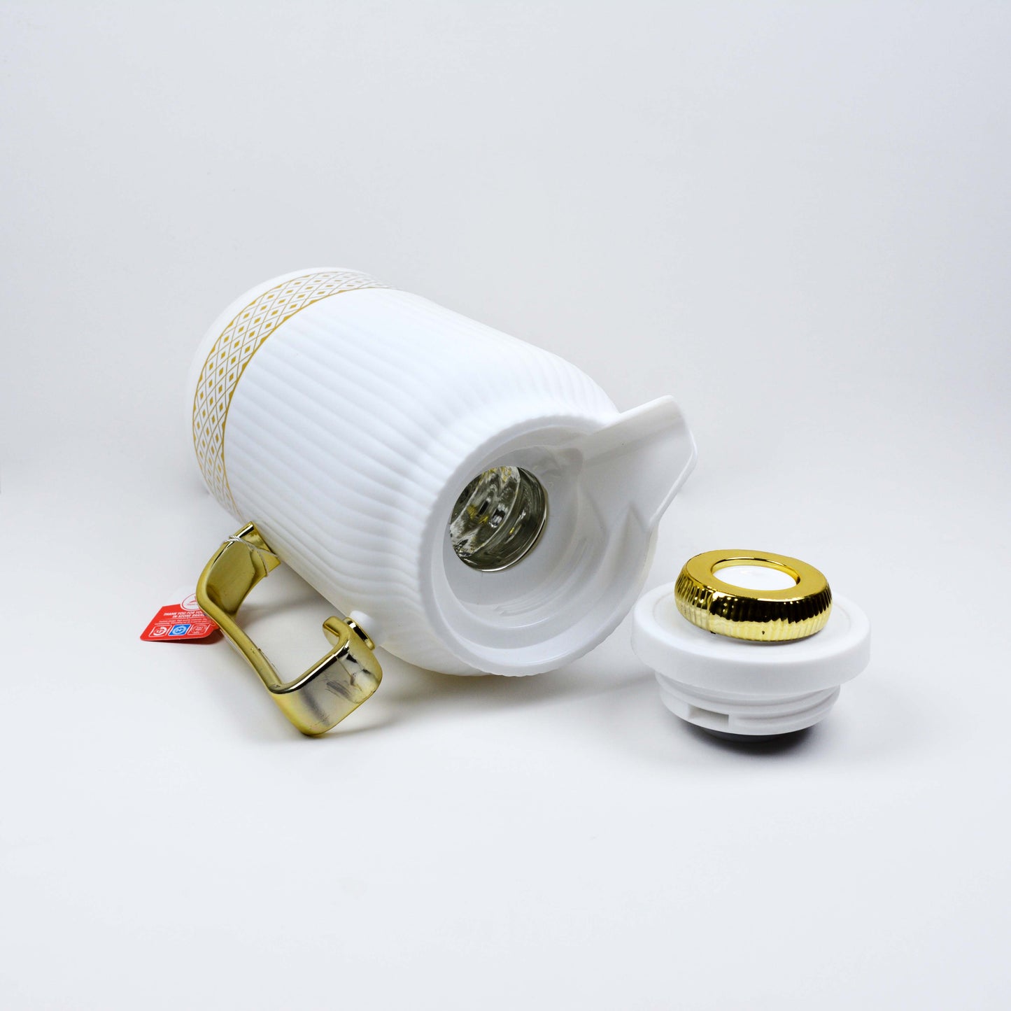 High quality OEM Pink Glass Arabic Coffee Pot 1.0L Thermal Jug /Thermos