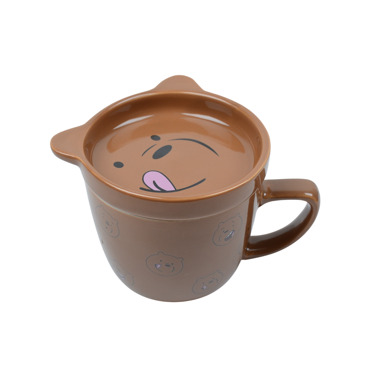We Bare Bears Collection 5.0 Ceramic Cup with Lid (350mL)(Ice Bear)