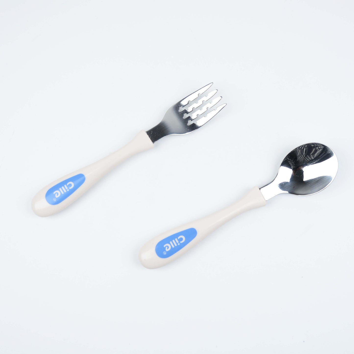 Stainless Steel 4-Compartment Hot and Cool | Includes Steel Spoon and Fork