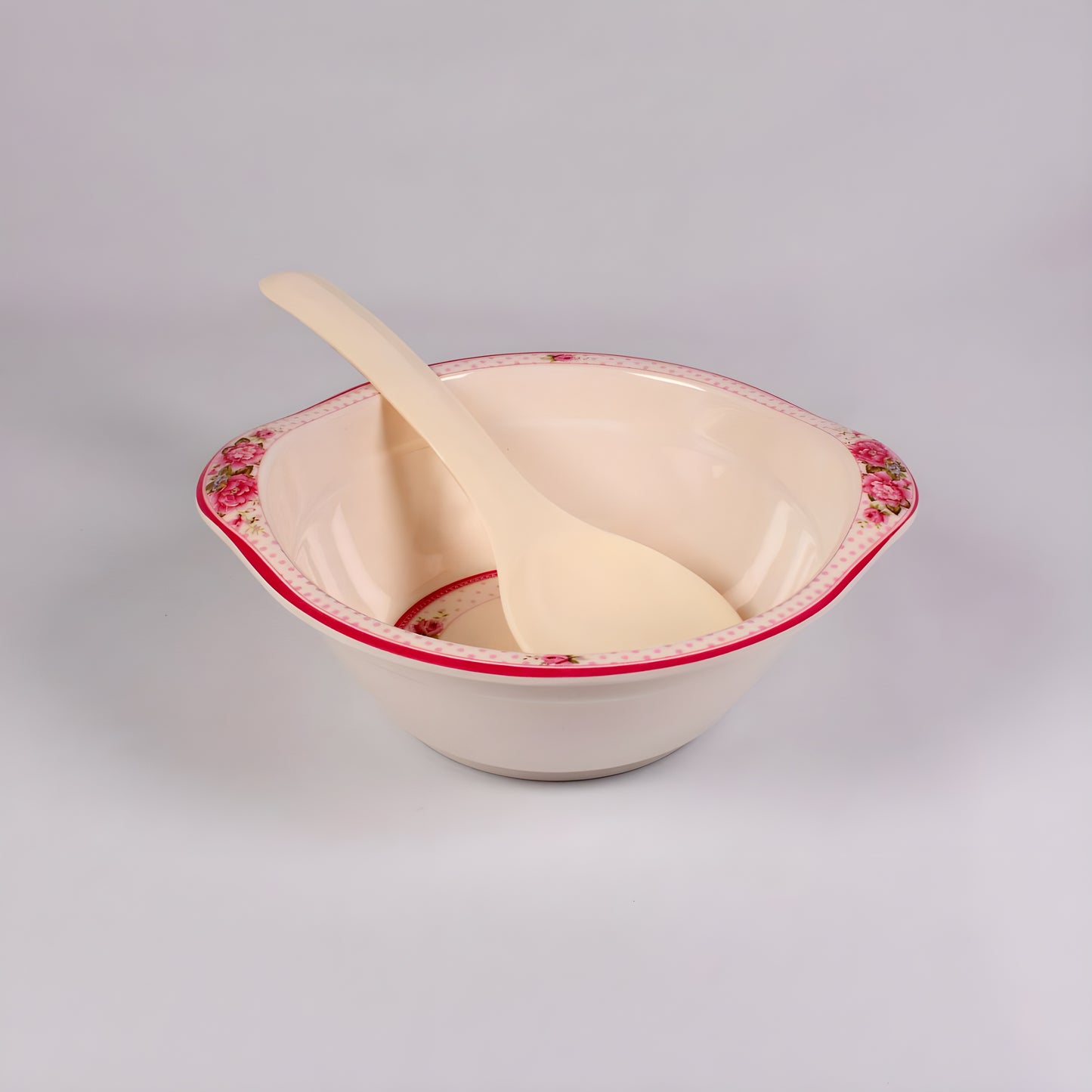 Majestic Luxury Crystal Coated Dinner Ware 72 Pcs Dinning Set - 8 Persons Serving DYNASTY CIRCLEMade of BPA-free break resistant melamine 