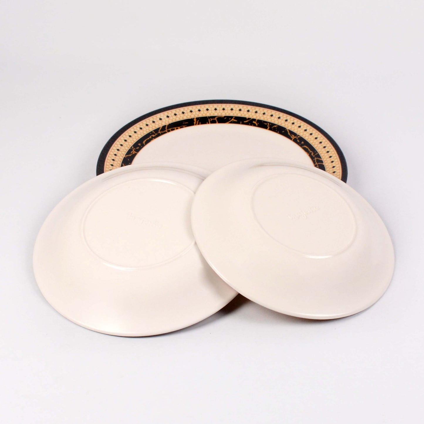 Majestic AM Dinner Ware 36 Pcs Dinning Set - 6 Persons Serving DYNASTY CIRCLE Made of BPA-free break resistant melamine