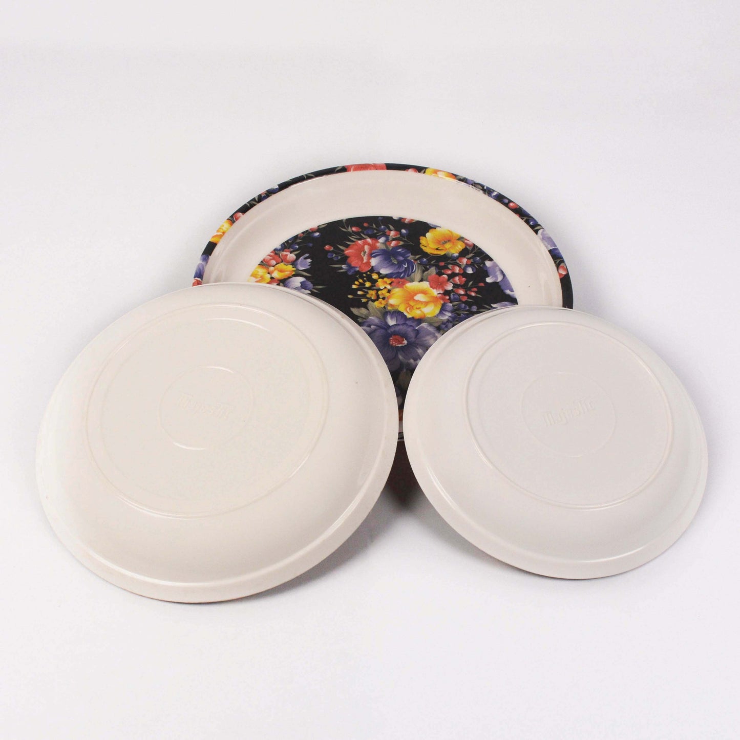 Majestic Melamine 6 pieces plate RT set Made of BPA-free break resistant melamine