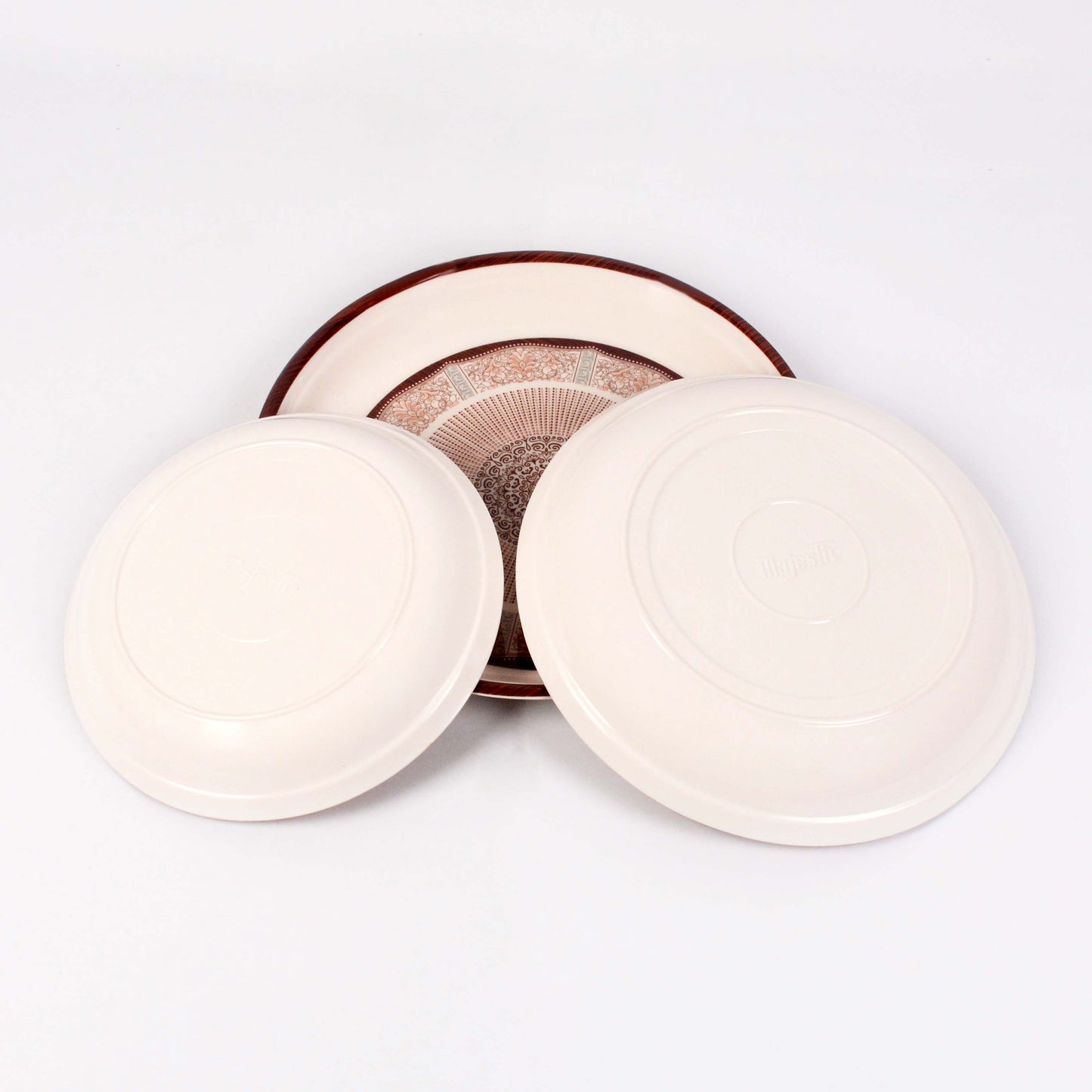 Majestic Melamine 6 pieces plate RT set Made of BPA-free break resistant melamine