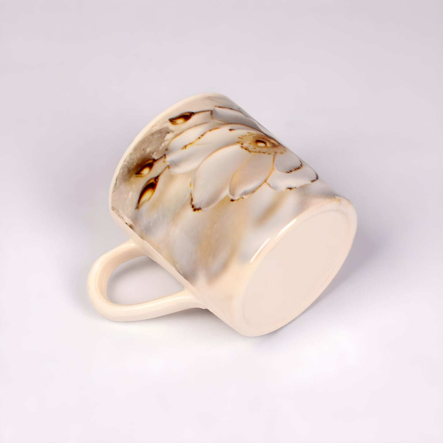 Melamine Coffee Cups of 6, 12oz Camping Mug with Handle, Lightweight and Unbreakable Cups kind to kids, Reusable Mugs Set for Tea, Dishwasher Safe, Ideal for Party RV Gift