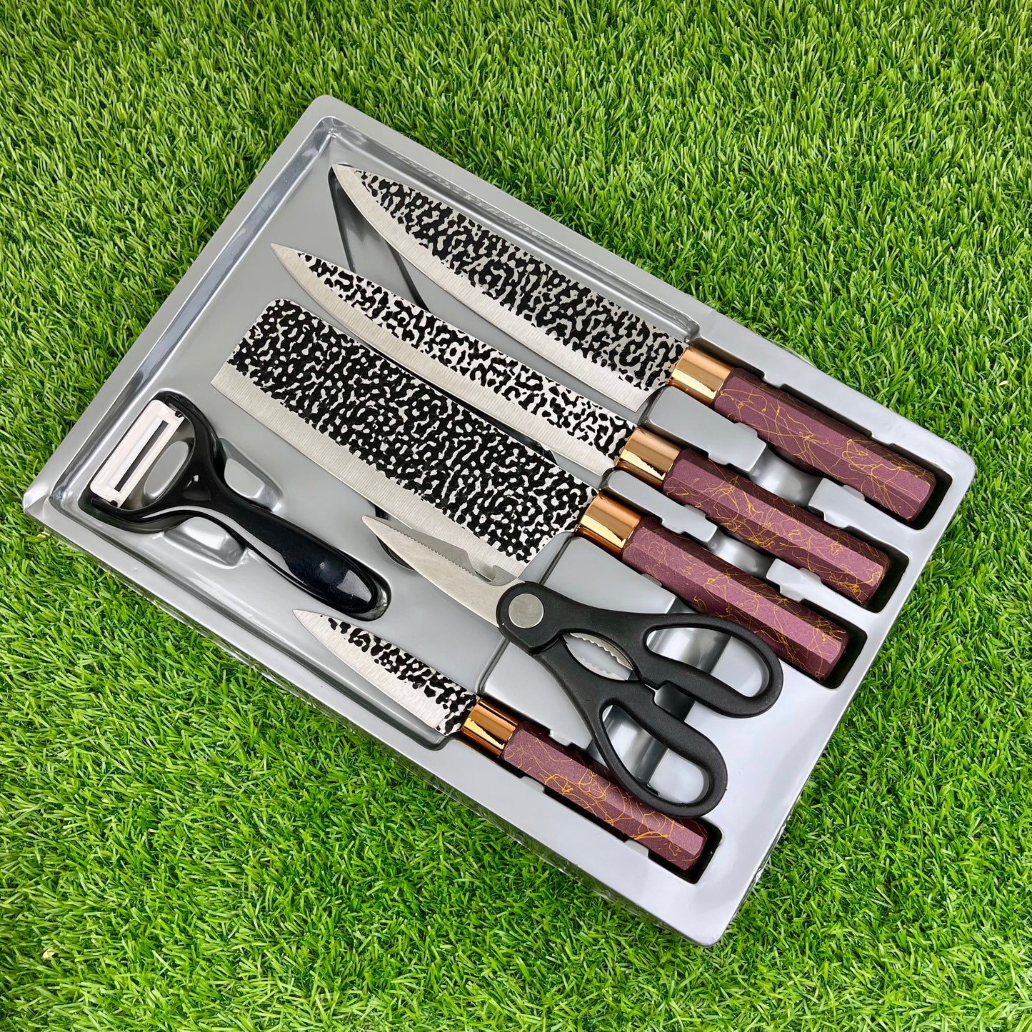 Imported Quality 6-Piece Stainless Steel Knife Set