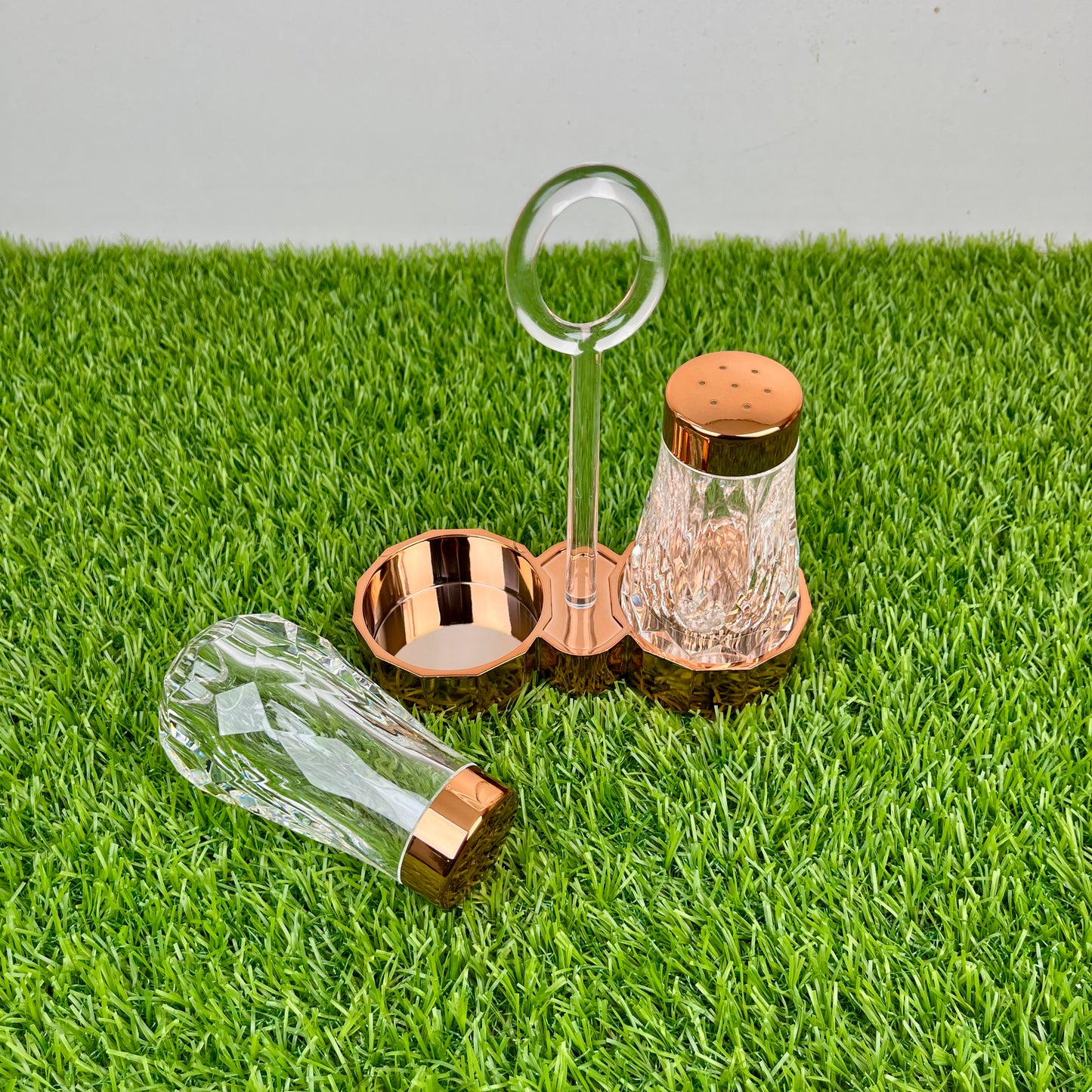 Namak Dani 2 π£πΆπ²π°π² Acrylic Premium Quality Imported Transparent Household & Restaurant Spice Chili Flake Salt Pot Set Holder πΆοΈπ§π«