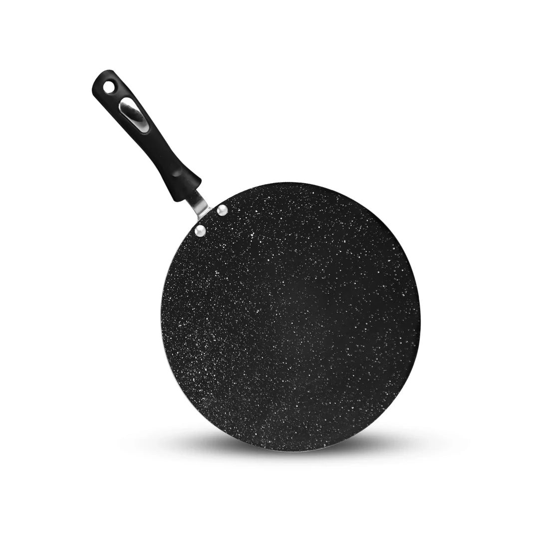 Chef Marble Coating Nonstick Cookware Set / Taper Series 21 Pcs / Kitchen Set - Black