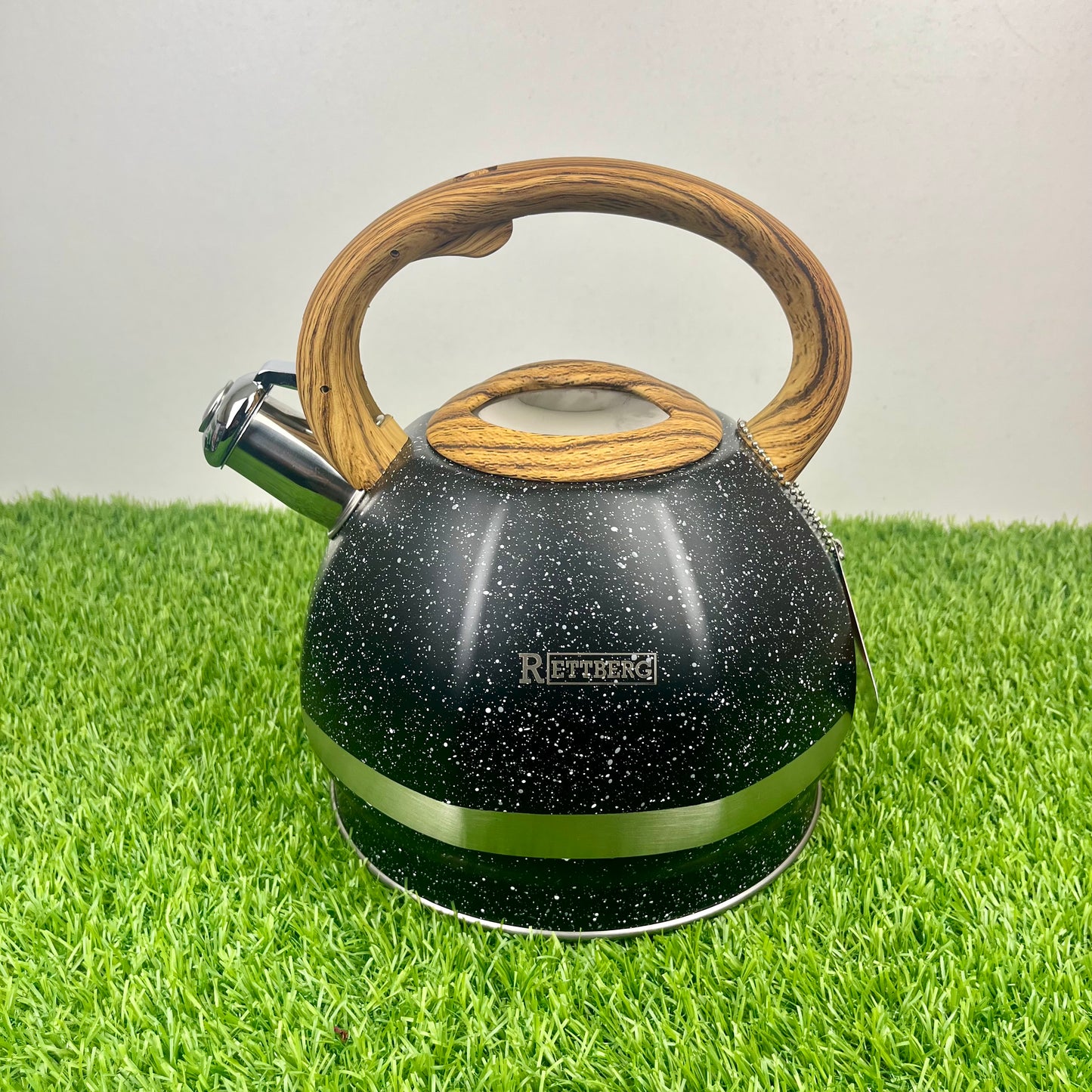 3.5L Stainless Steel Kettle with Unique Marble Coating Design