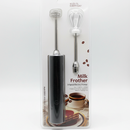 3-Speed Electric Milk Frother (Just Use Sell  – No charge issue ) | Premium Coffee Beater & Egg Whisk – Best Quality
