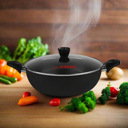 -31% Chef Non-Stick Karahi/ Wok - 32 cm