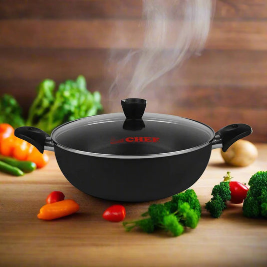 Chef Non-Stick Karahi/ Wok - 26 cm