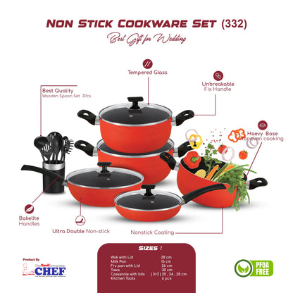 SHANGRILA GIFT PACK SET / KITCHEN SET-332 (16 Pcs)