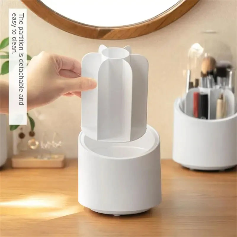 Makeup Brush Organizer Box 360° Rotating