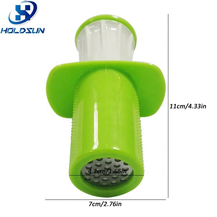 High Quality Plastic Manual Onion Garlic Presser Chopper Syringe Pressure Garlic Chopper