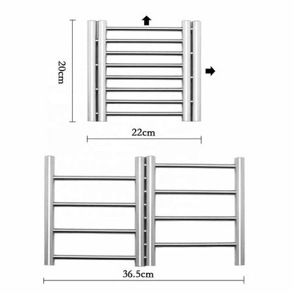 Creative stretch design Stainless Steel Pot Mat Pads Foldable Drying Rack coasters pot holders Square Anti-hot kitchen table mat