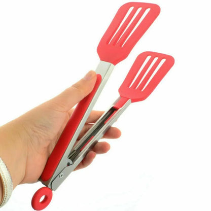 Kitchen Cooking Tongs Heat Resistant Stainless Steel Tong