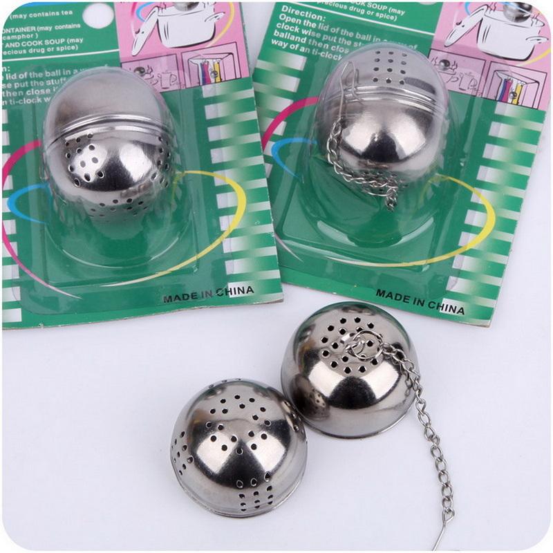 Stainless Steel Ball Shape flavor Tea Tools filter bags Kitchen gadgets tea strainer