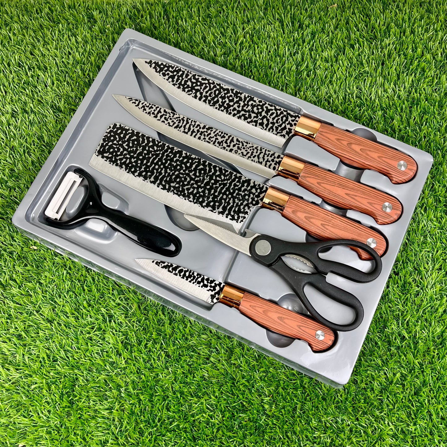 Imported Quality 6-Piece Stainless Steel Knife Set
