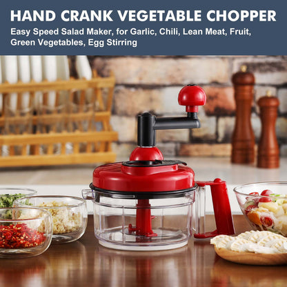 Multi-function Manual Food Processor Swift Food Vegetable Chopper With Stainless Steel Blades 10 IN 1