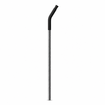 Premium Reusable Stainless Steel Straw Set with Silicone Tips