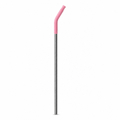 Premium Reusable Stainless Steel Straw Set with Silicone Tips