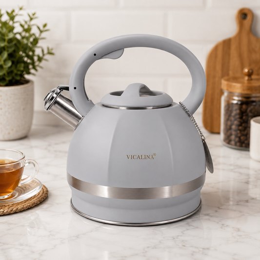 3.5L Stainless Steel Kettle with Unique Matt Gray Design