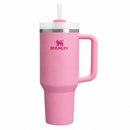 Stanley Quencher H2.0 Lime Green Tumbler 40oz – Vacuum Insulated Travel Mug with Handle & Straw