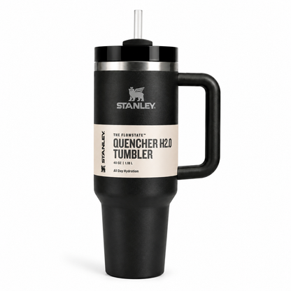 Stanley Quencher H2.0 40oz Black Tumbler