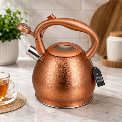 3.5 litres Hausroland Customized Kitchen Whistling Stove Top Metal Stainless Steel Gas Water Kettle Teapots