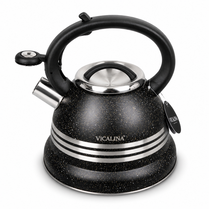 3.5L Stainless Steel Kettle with Unique Marble Coating Design