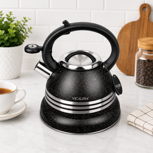 3.5L Stainless Steel Kettle with Unique Marble Coating Design