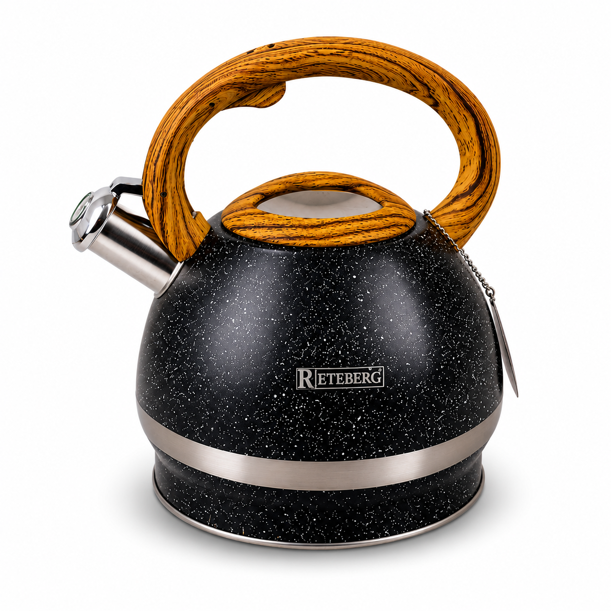 3.5L Stainless Steel Kettle with Unique Marble Coating Design