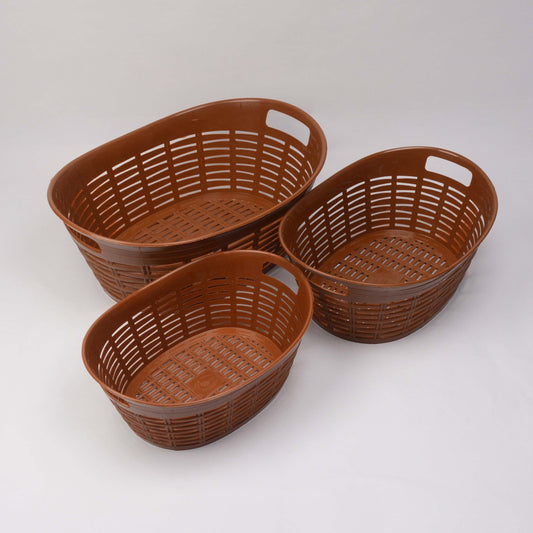 3pc Basket Set - Premium Quality Fruit Baskets"