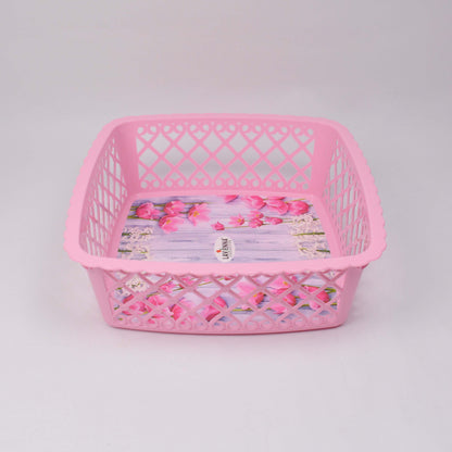 3-Piece Knit Plastic Fruit Basket | Multipurpose Basket for Fruits & Vegetables