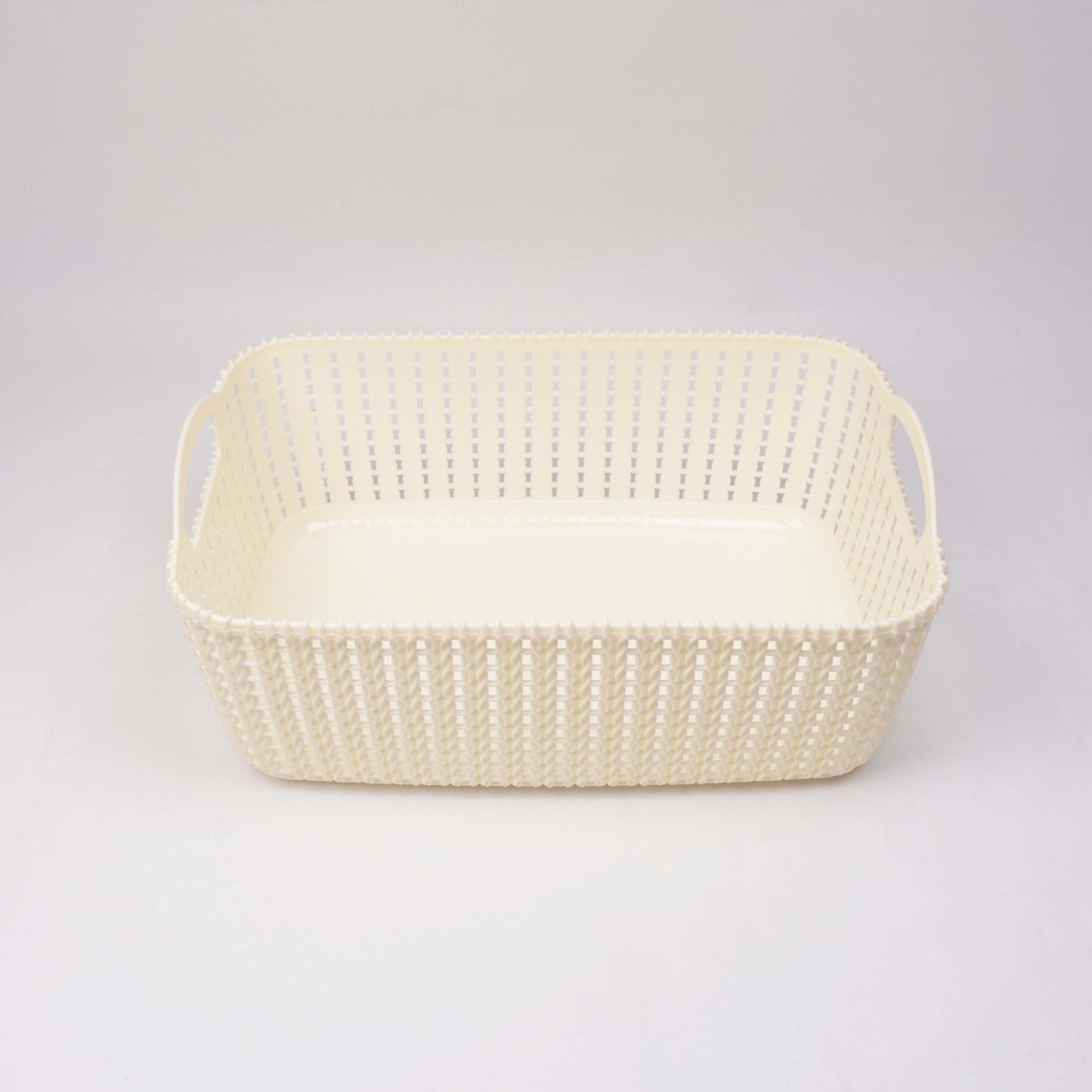 Pack Of 4 Multipurpose Vanity Shelf Storage Basket Plastic