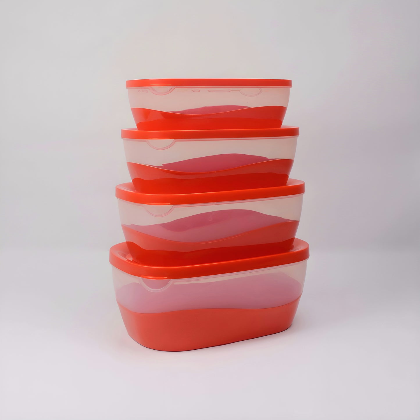 Elite Royal Food Container/ 4 Pc Bowl Set/ High quality Durable Plastic