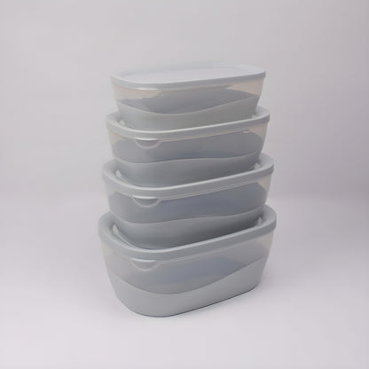 Elite Royal Food Container/ 4 Pc Bowl Set/ High quality Durable Plastic