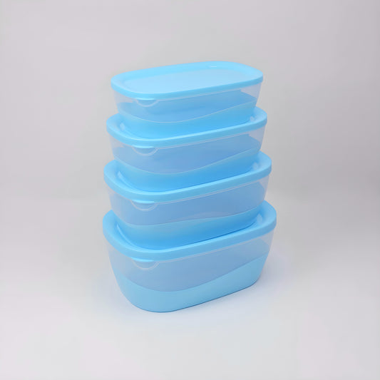 Elite Royal Food Container/ 4 Pc Bowl Set/ High quality Durable Plastic