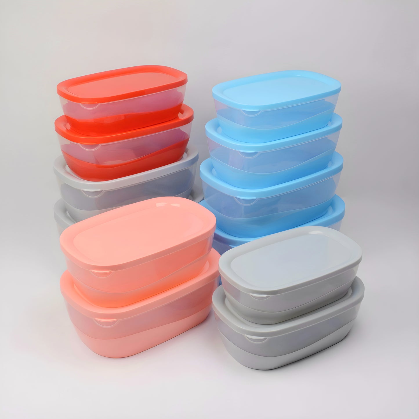 Elite Royal Food Container/ 4 Pc Bowl Set/ High quality Durable Plastic