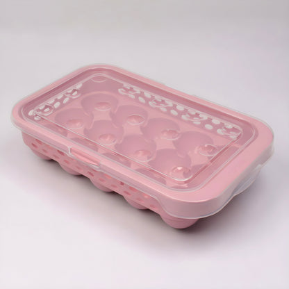 Egg Container for Refrigerator  Egg Holder with Lid and lock| Egg Tray for Storage PACK OF ONE