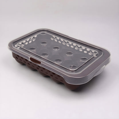 Egg Container for Refrigerator  Egg Holder with Lid and lock| Egg Tray for Storage PACK OF ONE