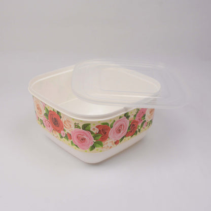 Pack of 3 Multi-Purpose Flower Design Storage Box