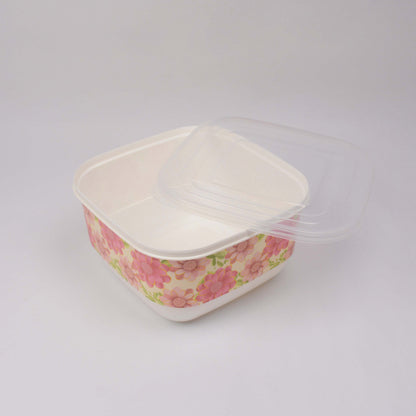 Pack of 3 Multi-Purpose Flower Design Storage Box