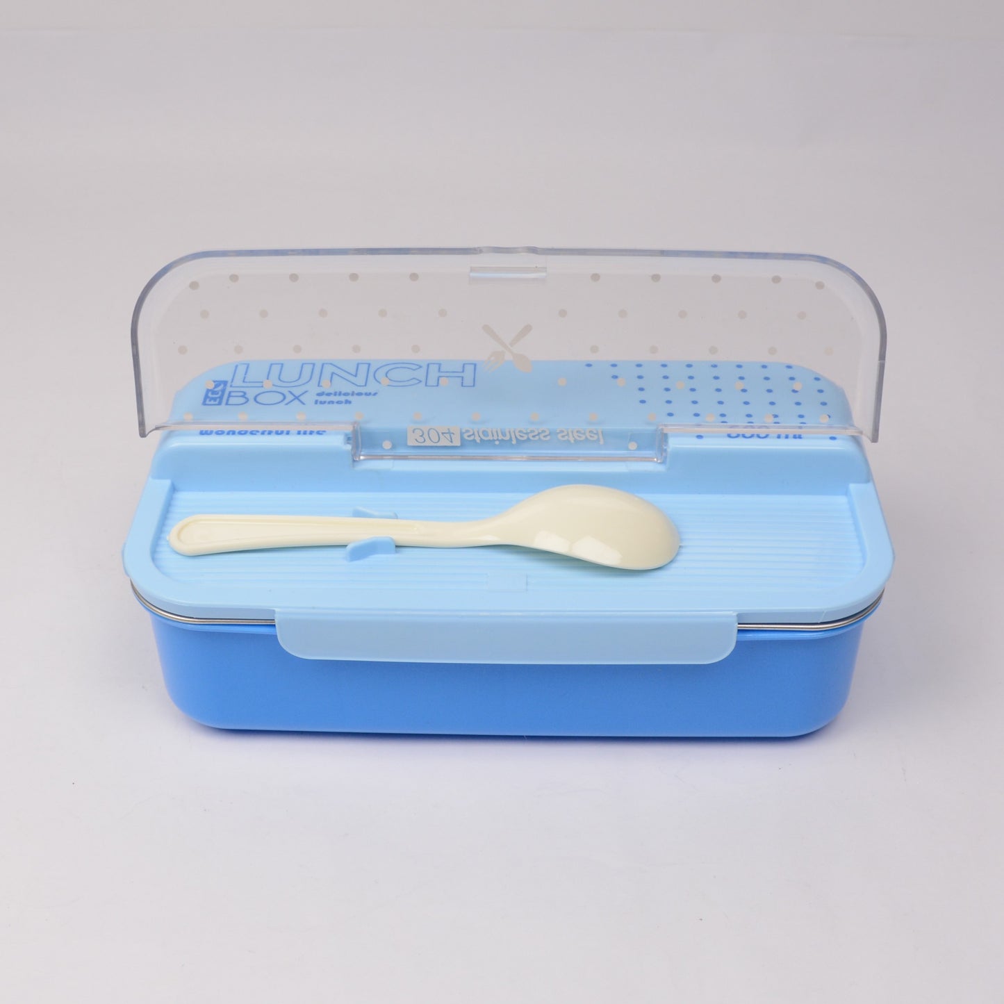 ECO Lunch Box - 600ml with plastic spoon [1Pc]