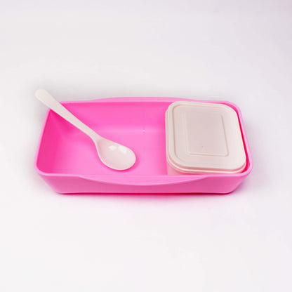 2 Partician Lunch Box - Pink