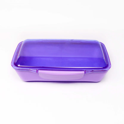 2 Partician Lunch Box - Purple