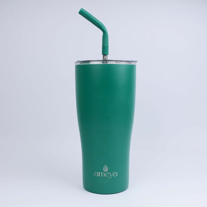 Food Grade Stainless Steel Vacuum Mug with Straw Zhejiang Vacuum Cup 900ML