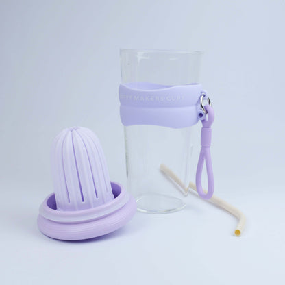 High Value Office Cup with Straw Glass Summer New Coffee Tea Juice Cups Lid Infuser Compartment for Tours